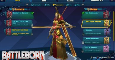 Battleborn Unlock Golden Skins with Shift Codes