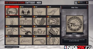 How to Equip Accessories and Tattoos in NBA 2K17