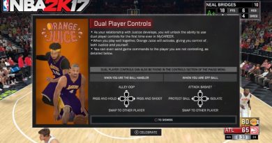 NBA 2K17 Orange Juice Dual Player Controls